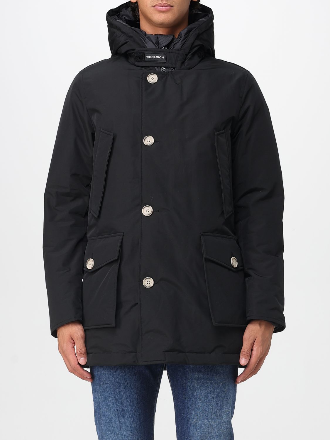 Woolrich Coat  Men Color Black In Black