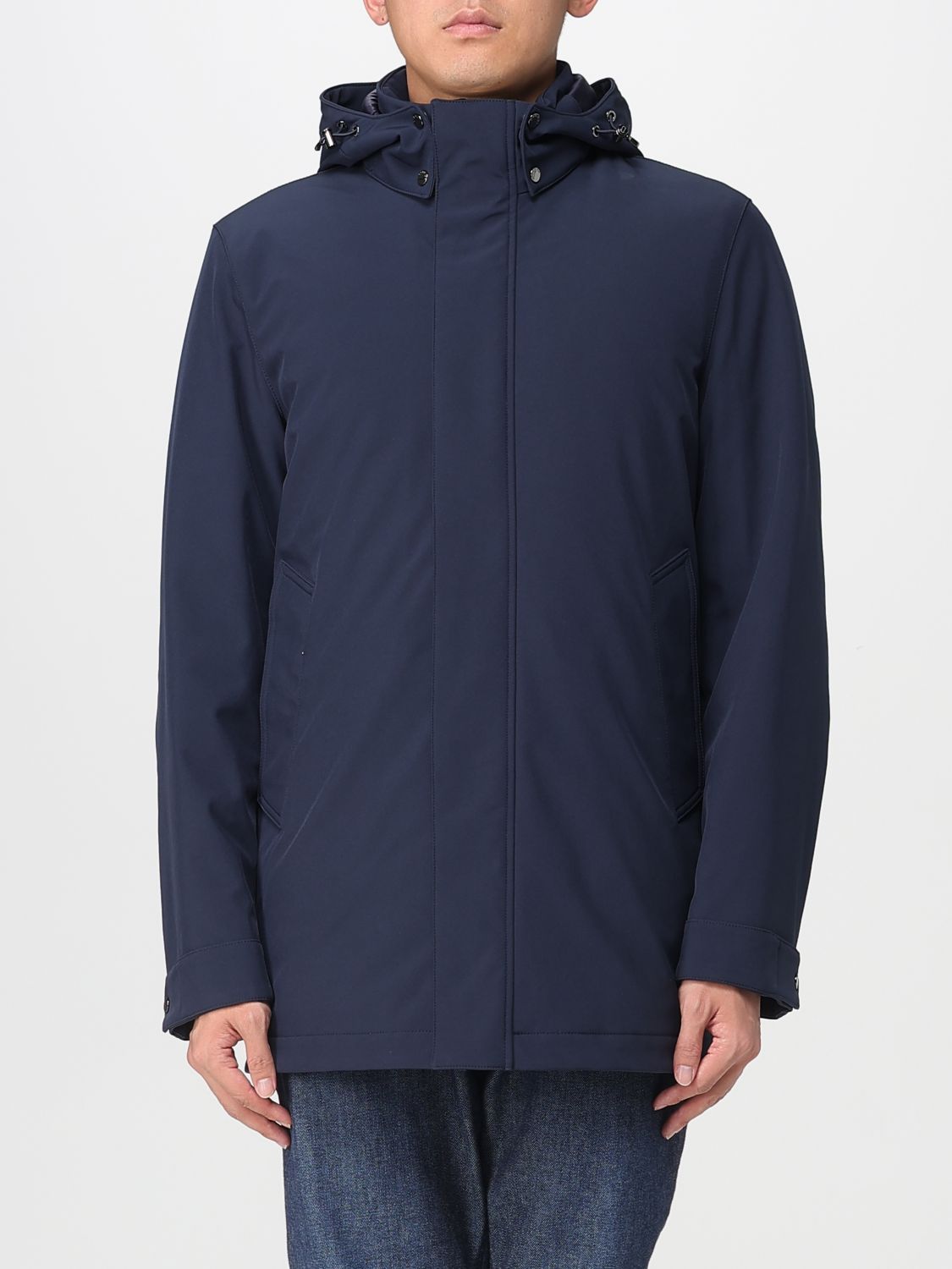 Woolrich Jacket Men Color Blue In Blue
