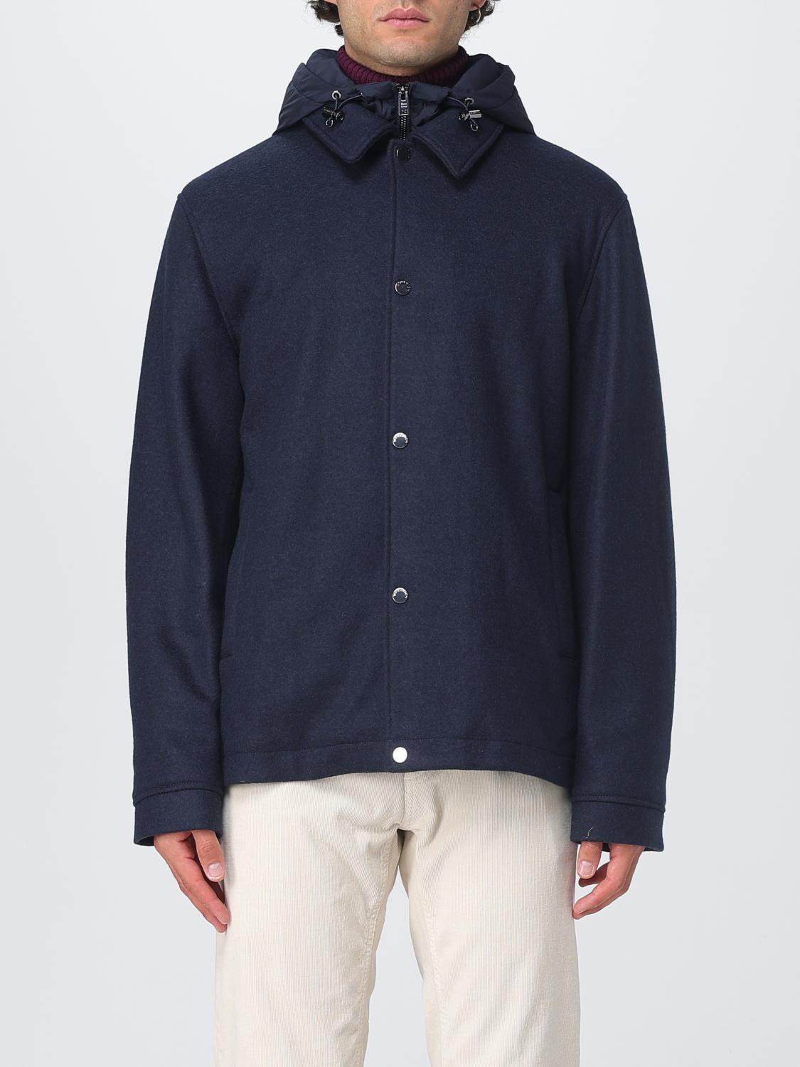 Woolrich Jacket  Men Color Blue In Blue