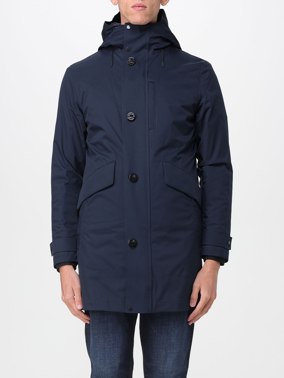 Woolrich Jacket  Men Color Blue In Blue