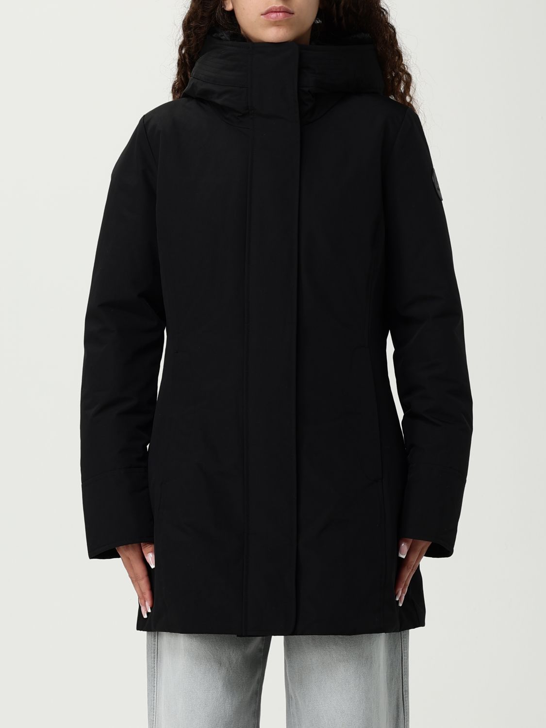 Woolrich Luxe Puffy Prescott Parka In Black