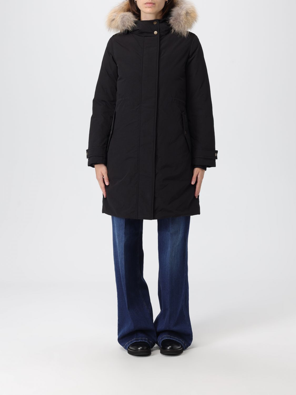 Woolrich Jacket Woman Color Black In Black