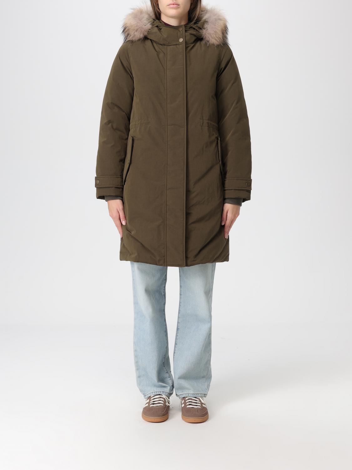 WOOLRICH Mantel Damen Farbe Grün