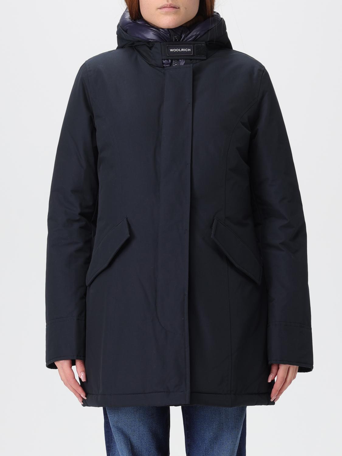 Woolrich Coat  Woman Color Blue In Blue