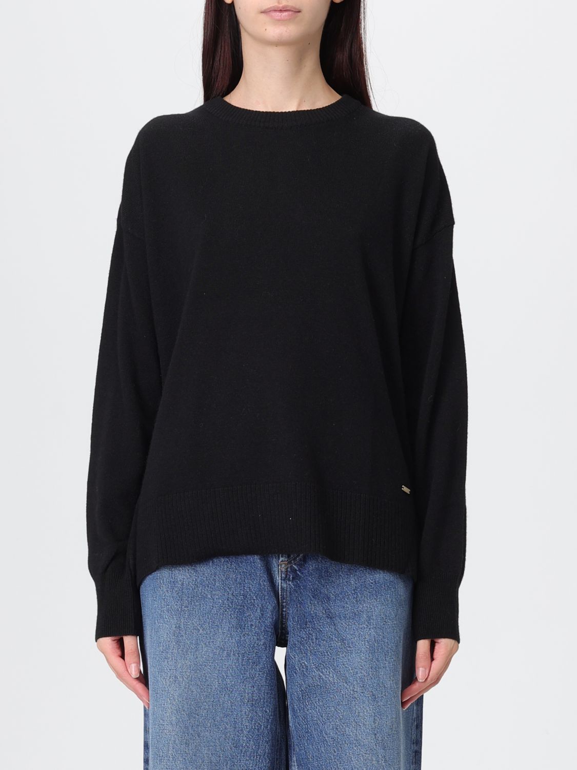 Woolrich Sweater Woman Color Black In Black