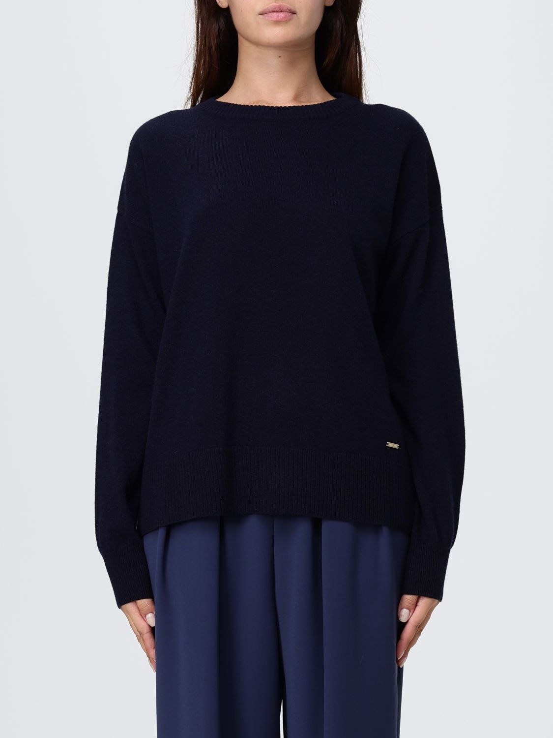 Woolrich Sweater Woman Color Blue In Blue
