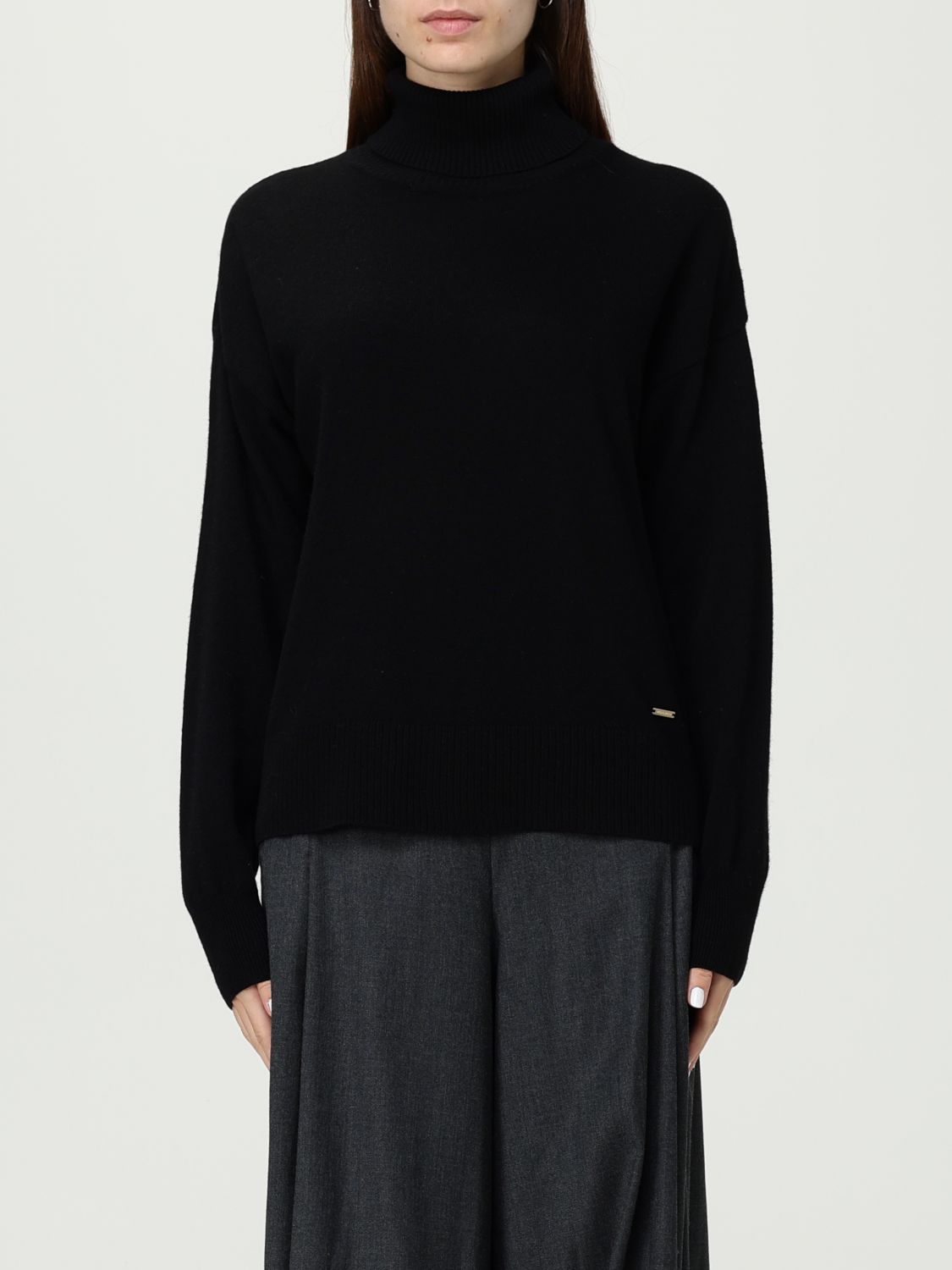 Woolrich Sweater  Woman Color Black In Black