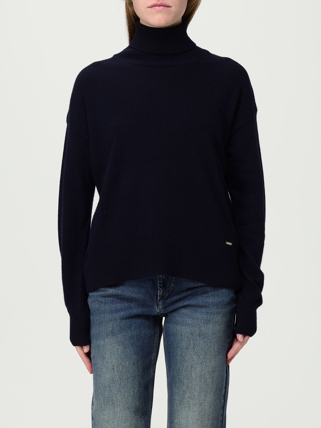 Woolrich Sweater  Woman Color Blue In Blue