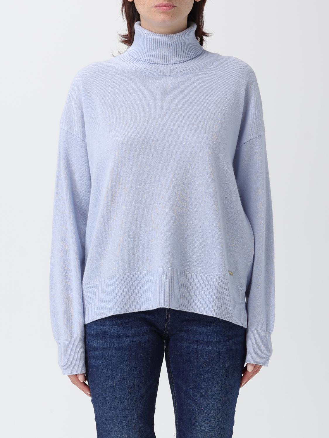 Woolrich Sweater  Woman Color Sage In Blue