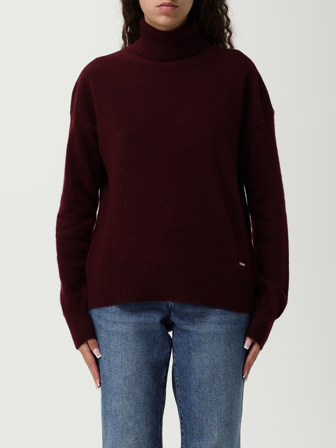 Woolrich Turtleneck Sweater In Burgundy