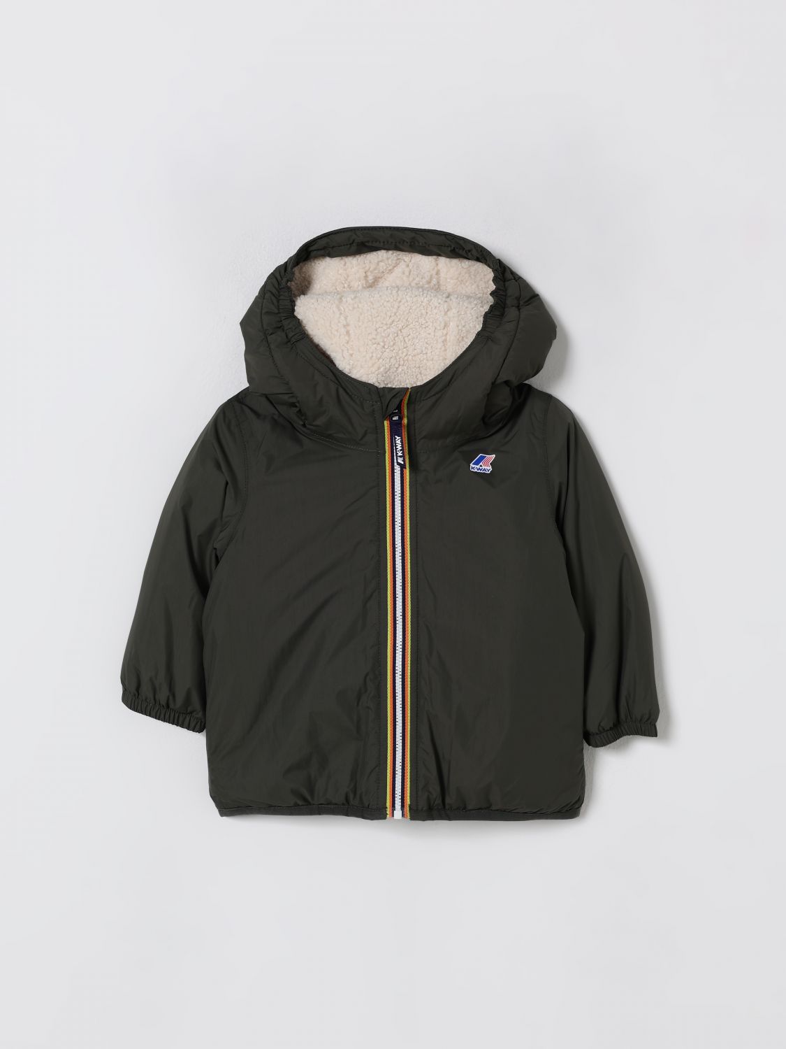 K-way Babies' Jacket  Kids Color Grey In Black