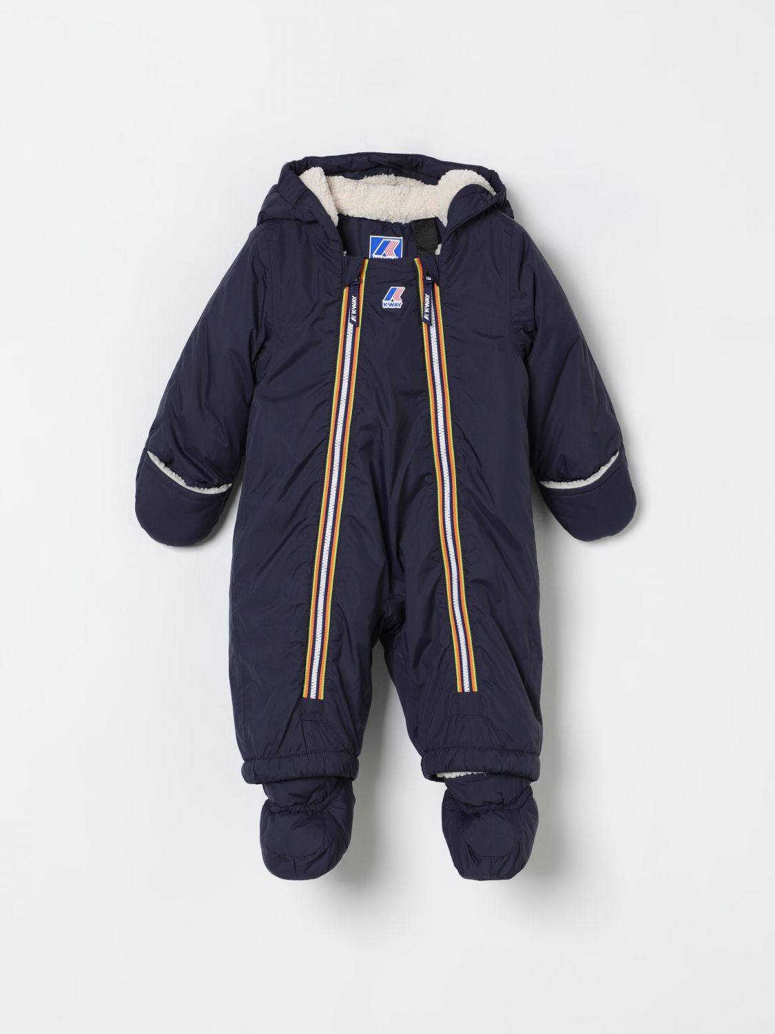 K-way Romper Kids Color Blue In Blue