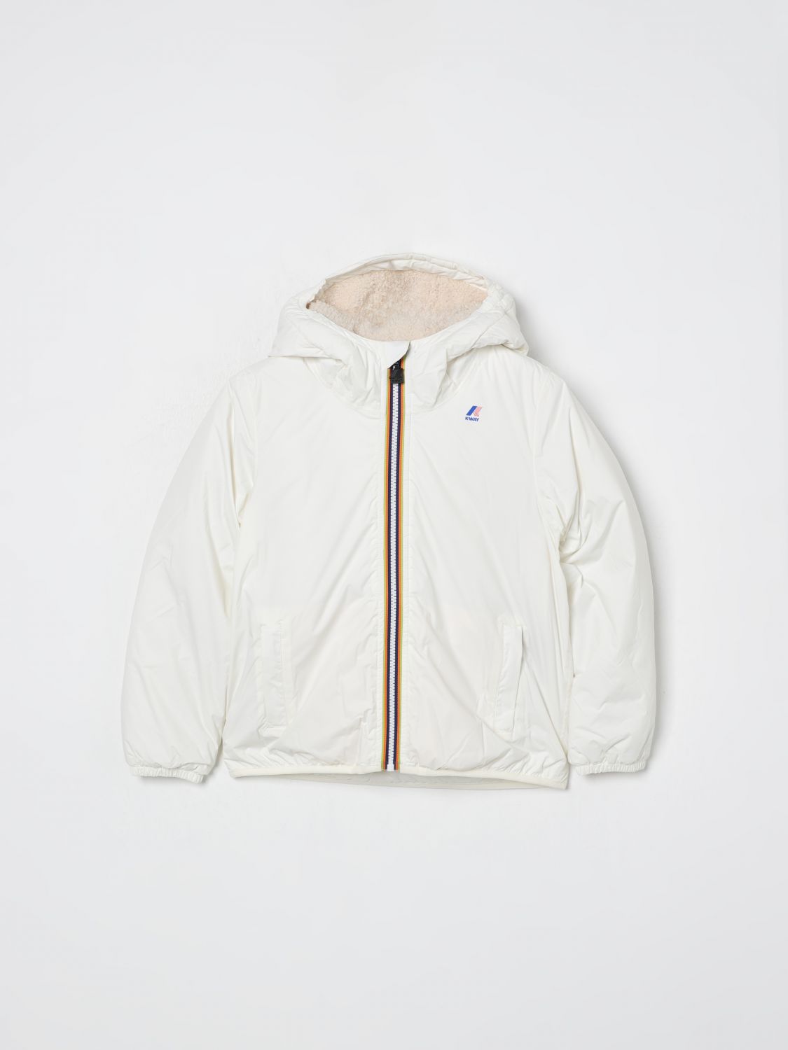 K-Way Jungen Weiß Jacket Kids Color