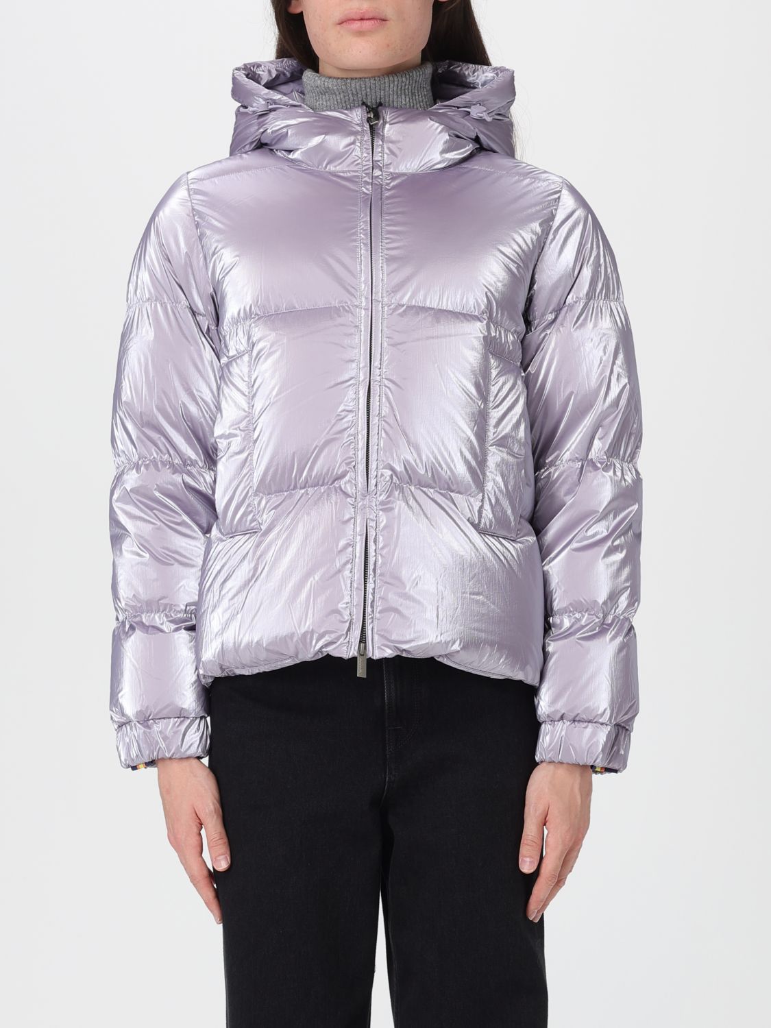 K-way Jacket  Woman Color Lilac In Purple