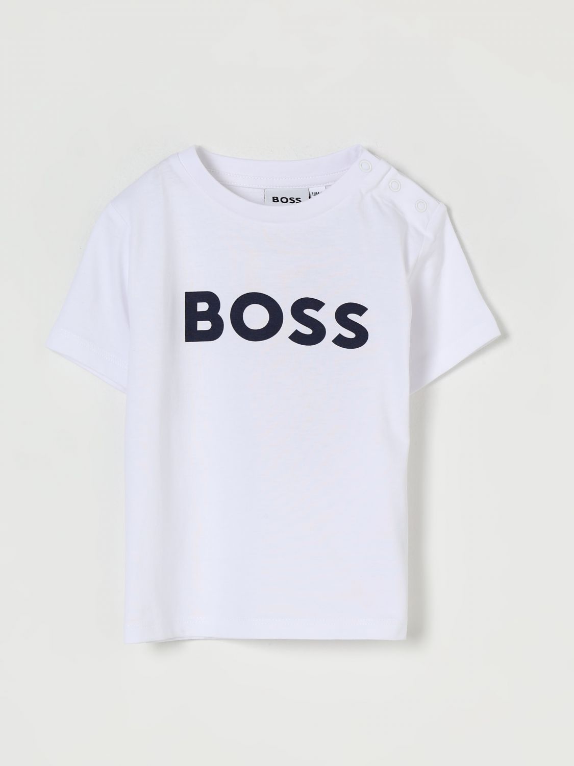 Hugo Boss T-shirt Boss Kids Color White In White