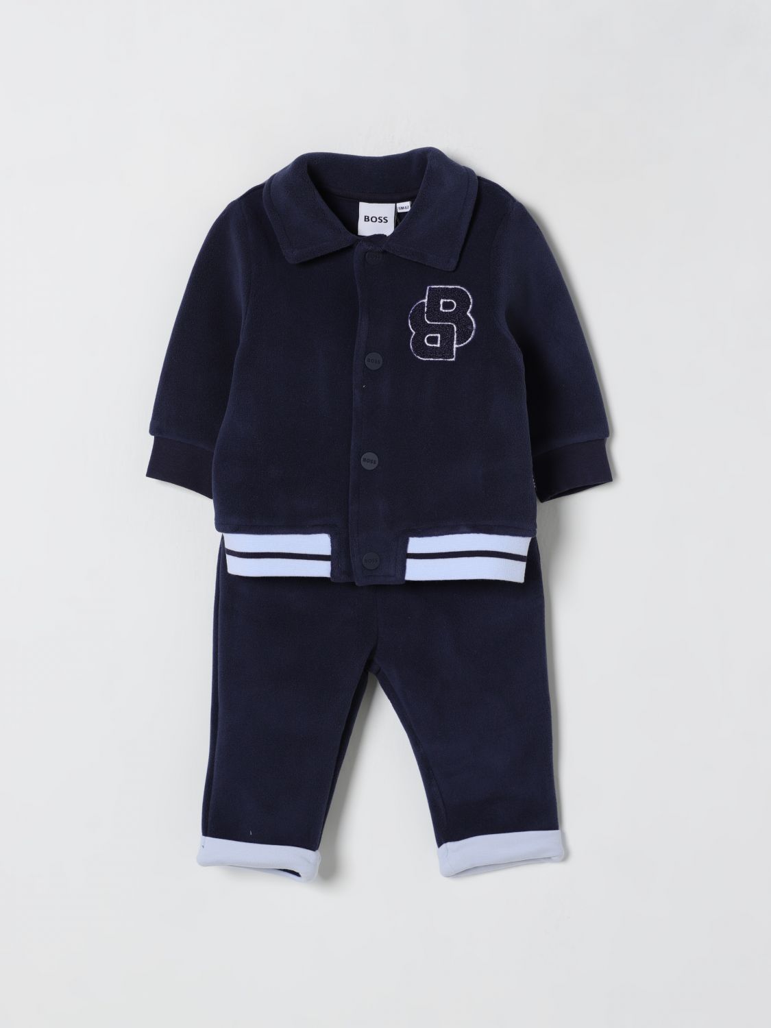 Hugo Boss Tracksuits Boss Kids Color Navy In Animal Print