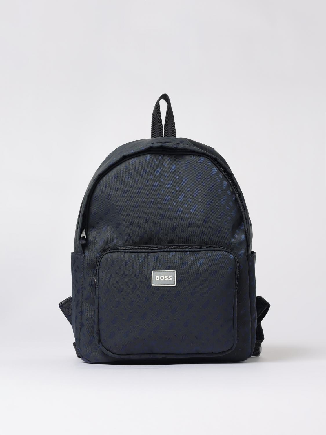 Hugo Boss Bag Boss Kids Color Navy In Blue