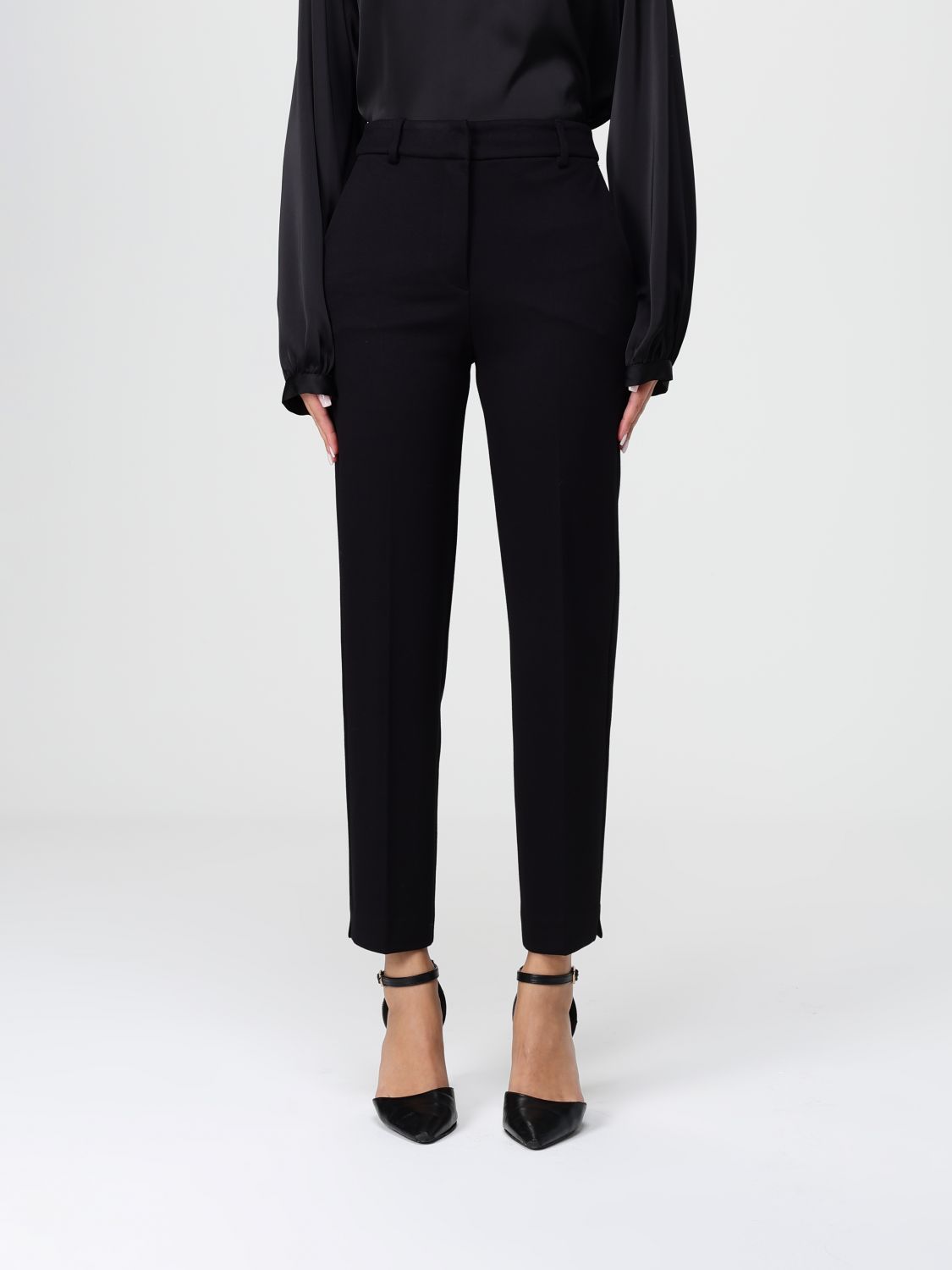 Hanita Pants  Woman Color Black In Black