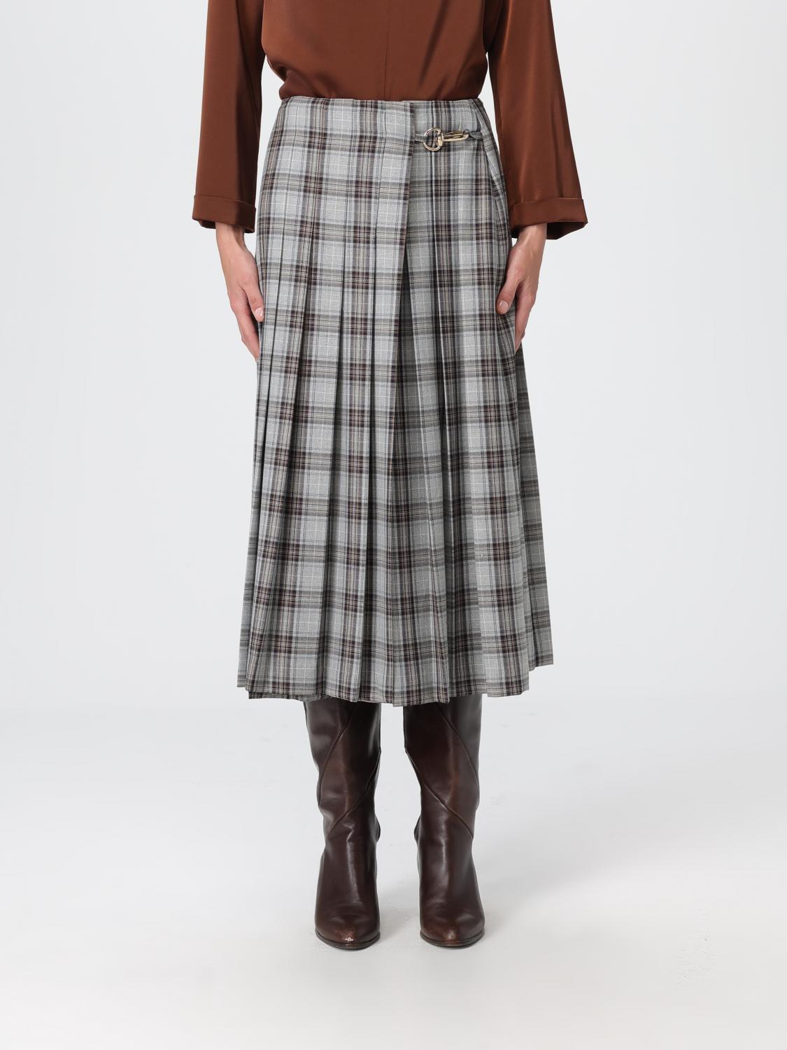 Hanita Skirt  Woman Color Grey In Gray