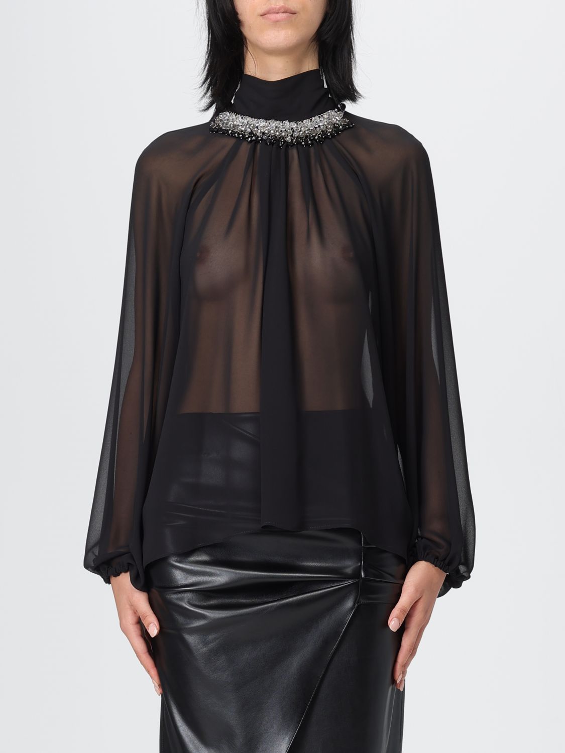Hanita Top  Woman Color Black In Black