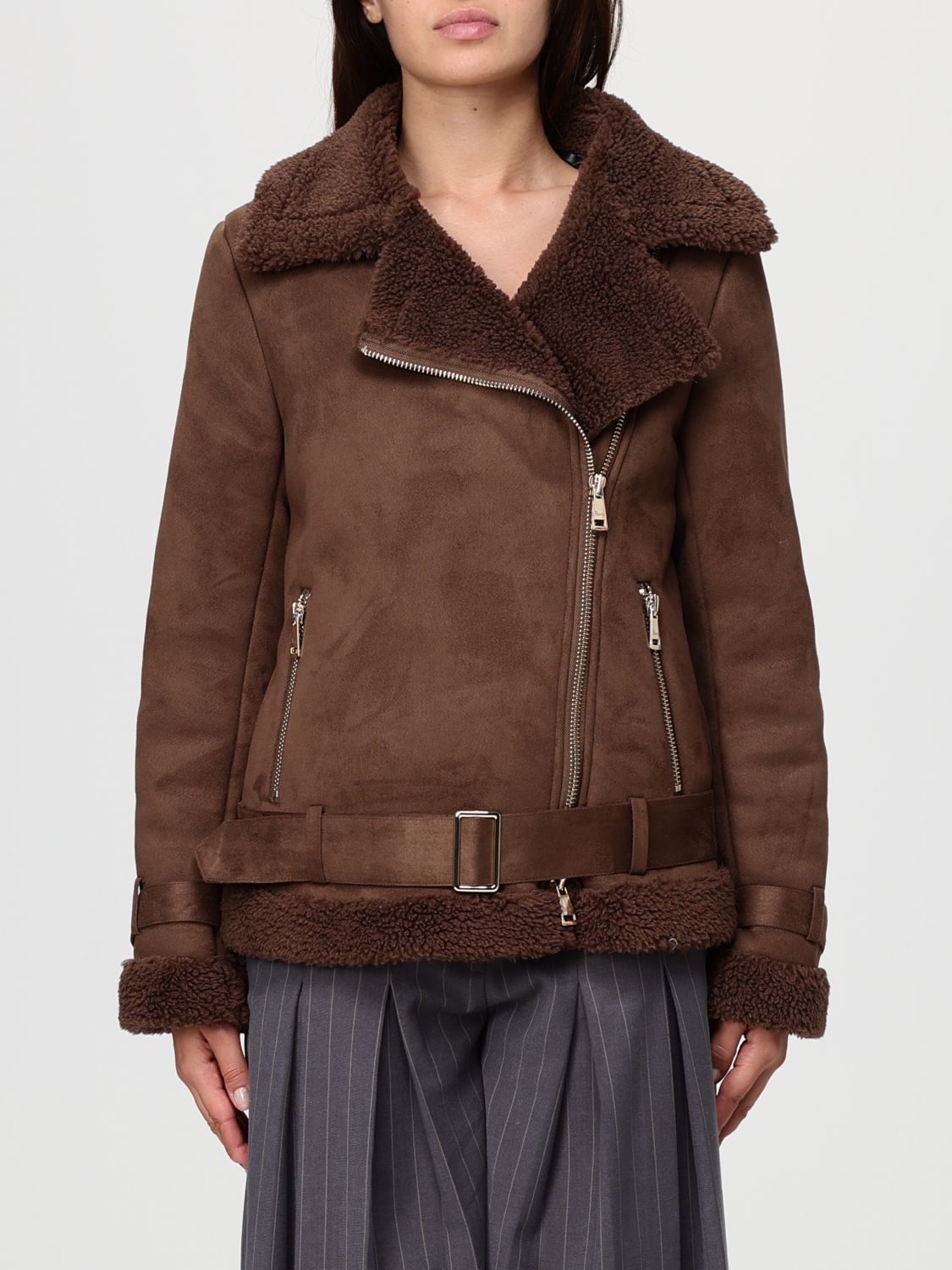 Hanita Coat Woman Color Dark In Multi