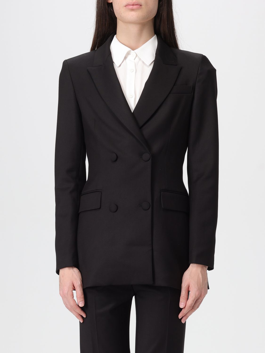 Mar De Margaritas Blazer  Woman Color Black
