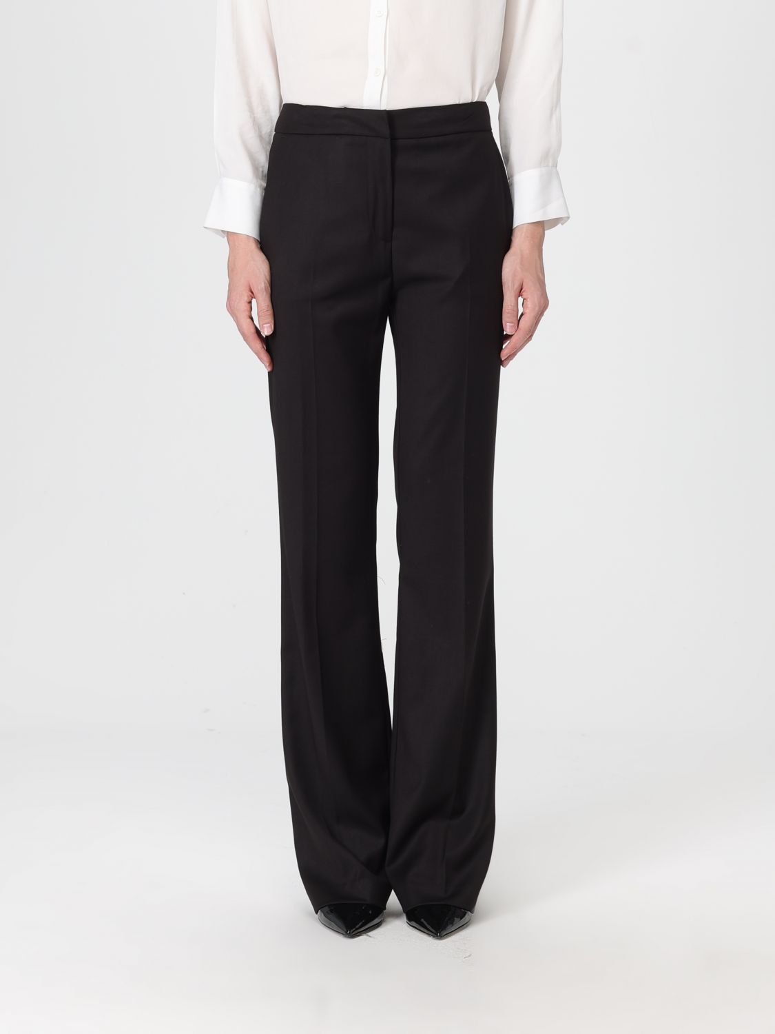 Mar De Margaritas Pants Woman Color Black In Black