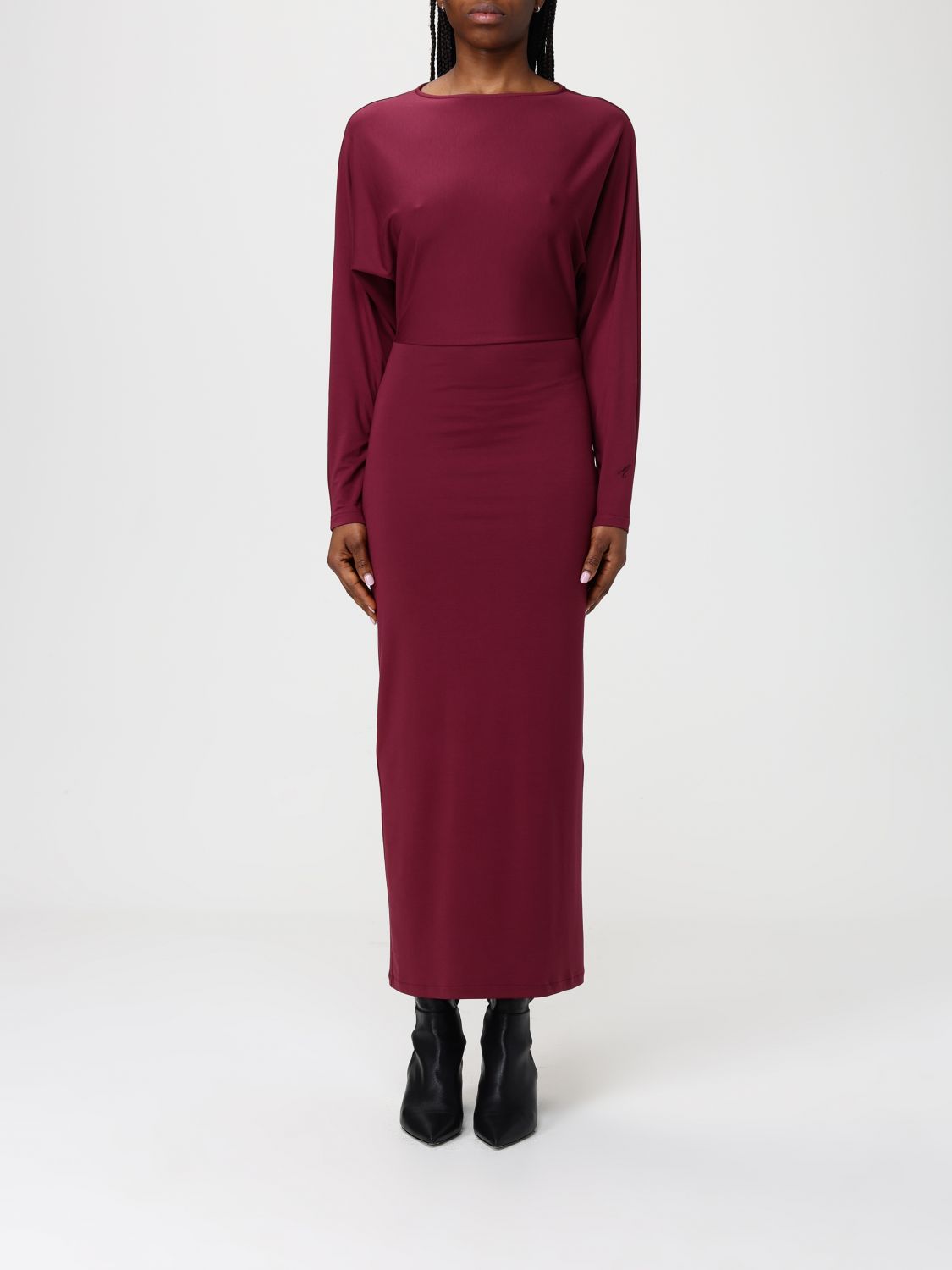 Mar De Margaritas Dress  Woman Color Burgundy In Burgundy