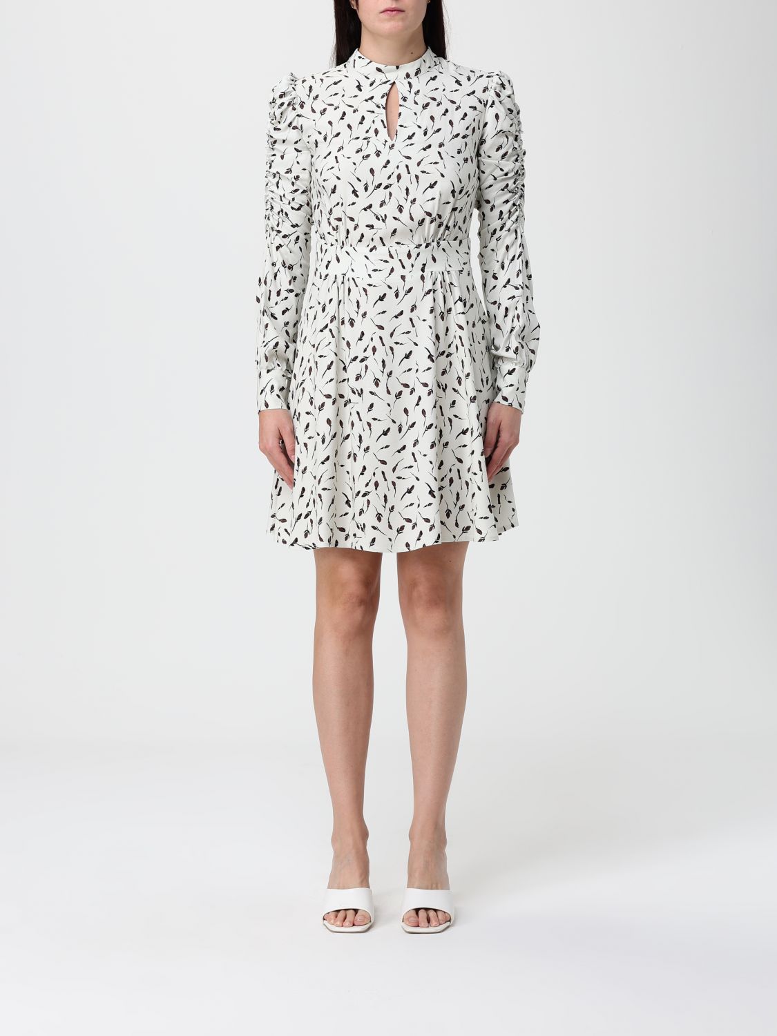 Mar De Margaritas Dress  Woman Color Green In White