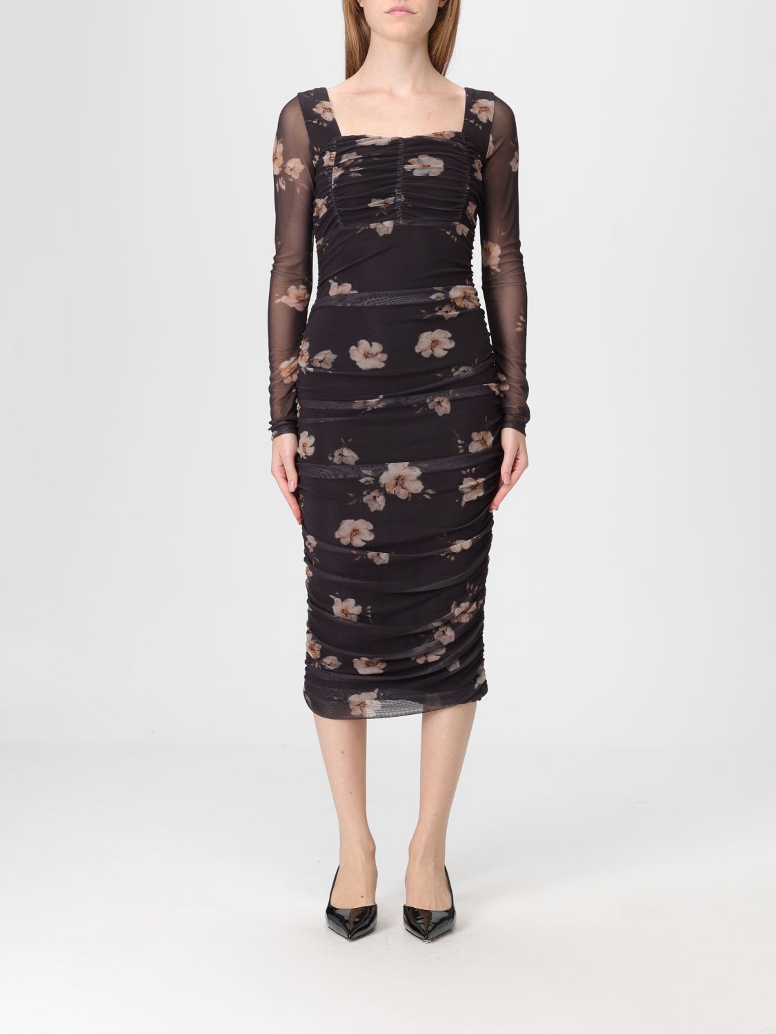 Mar De Margaritas Dress  Woman Color Black In Multi