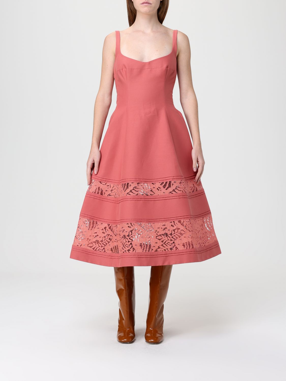 Marni Dress Woman Color Coral In Orange