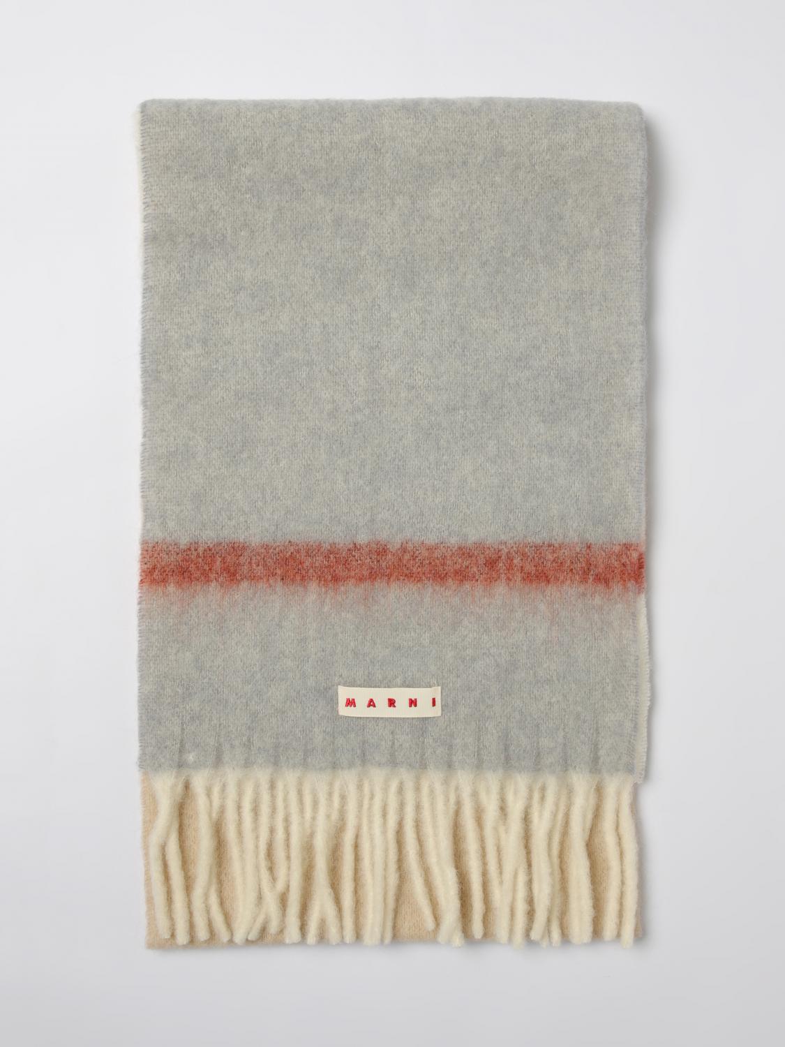 MARNI scarf for women color dove grey