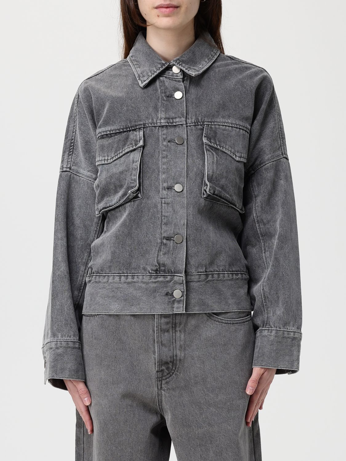 Meimeij Jacket Woman Color Grey In Gray