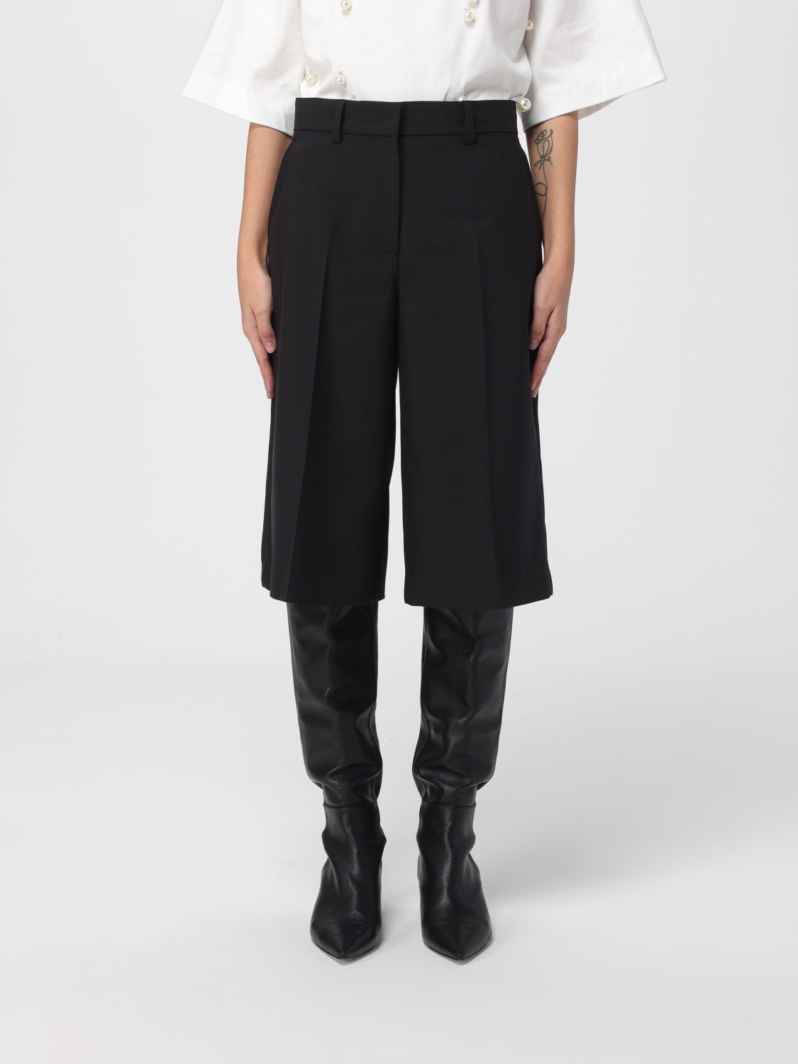 Meimeij Shorts Woman Color Black In Black