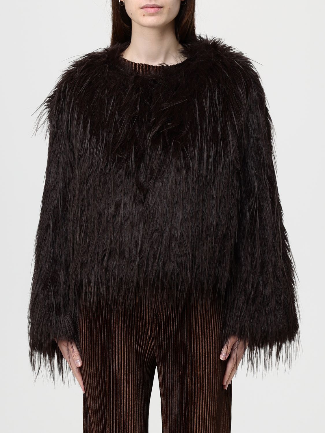 Meimeij Jacket  Woman Color Brown In Brown