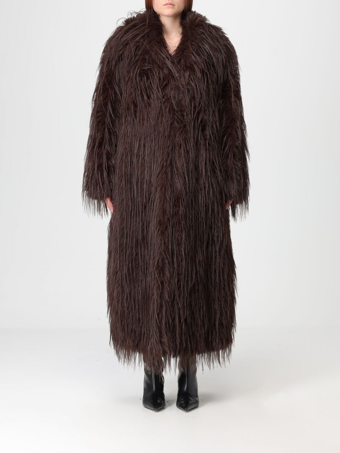 Meimeij Coat  Woman Color Brown In Yellow