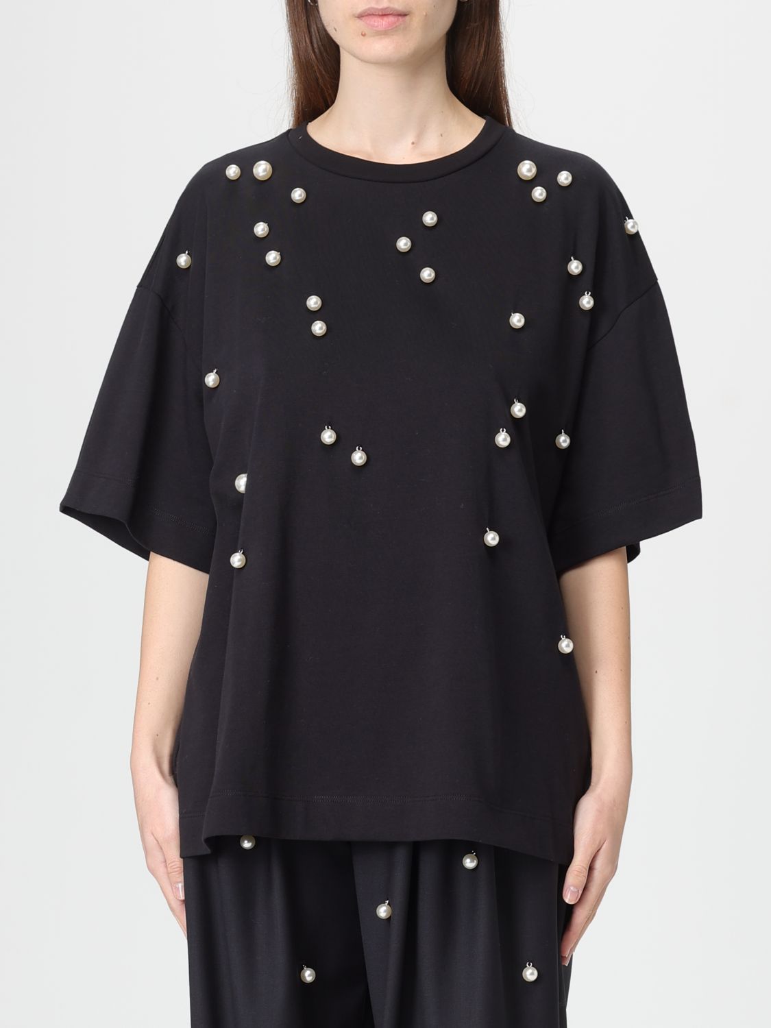 Meimeij T-shirt  Woman Color Black In Black