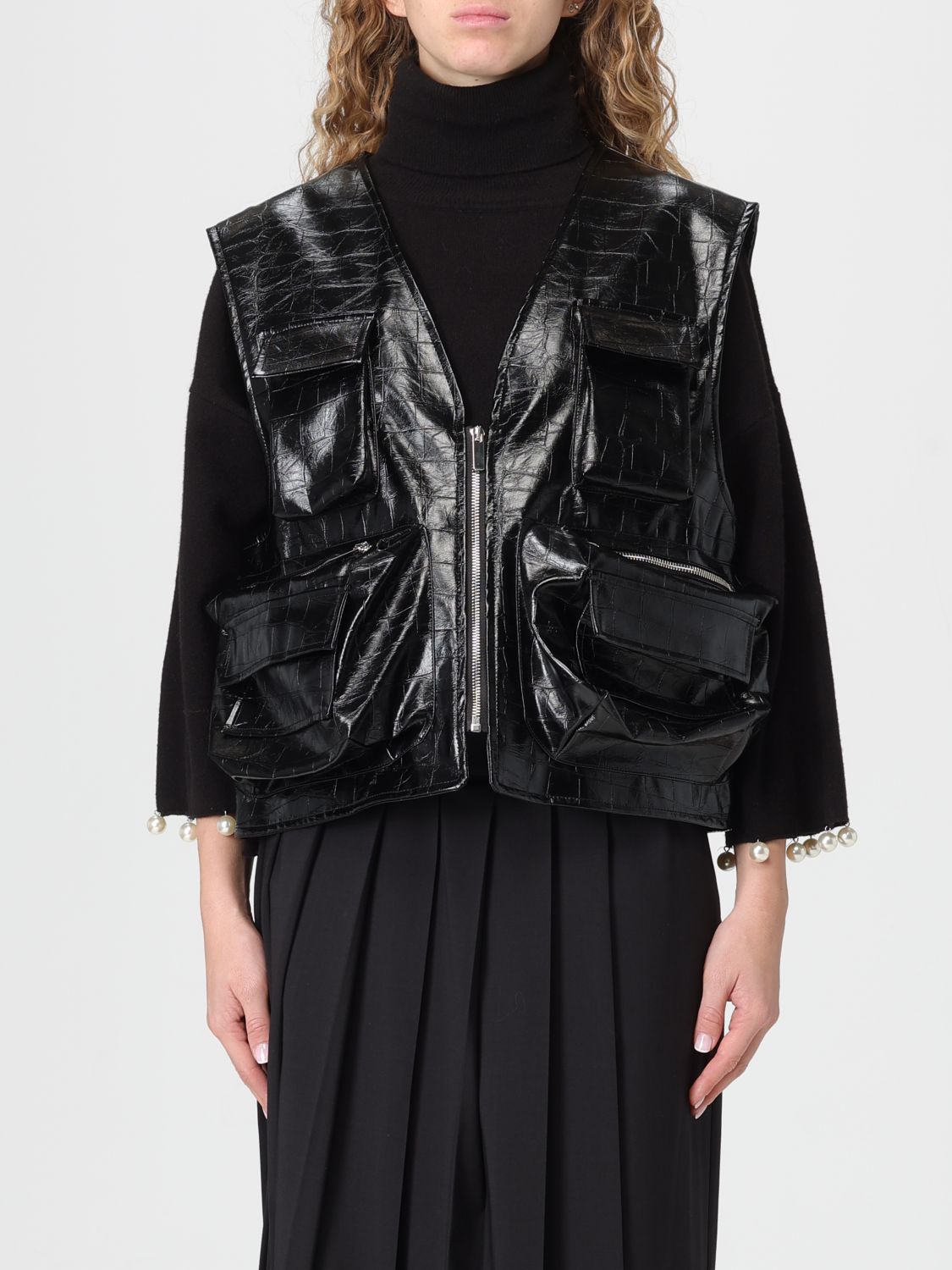 Meimeij Blazer  Woman Color Black In Black