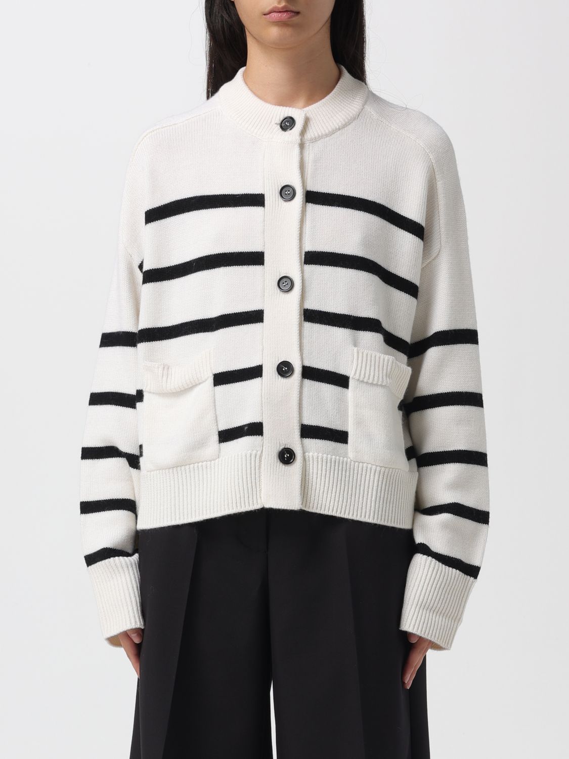 Meimeij Sweater  Woman Color Milk In Gray