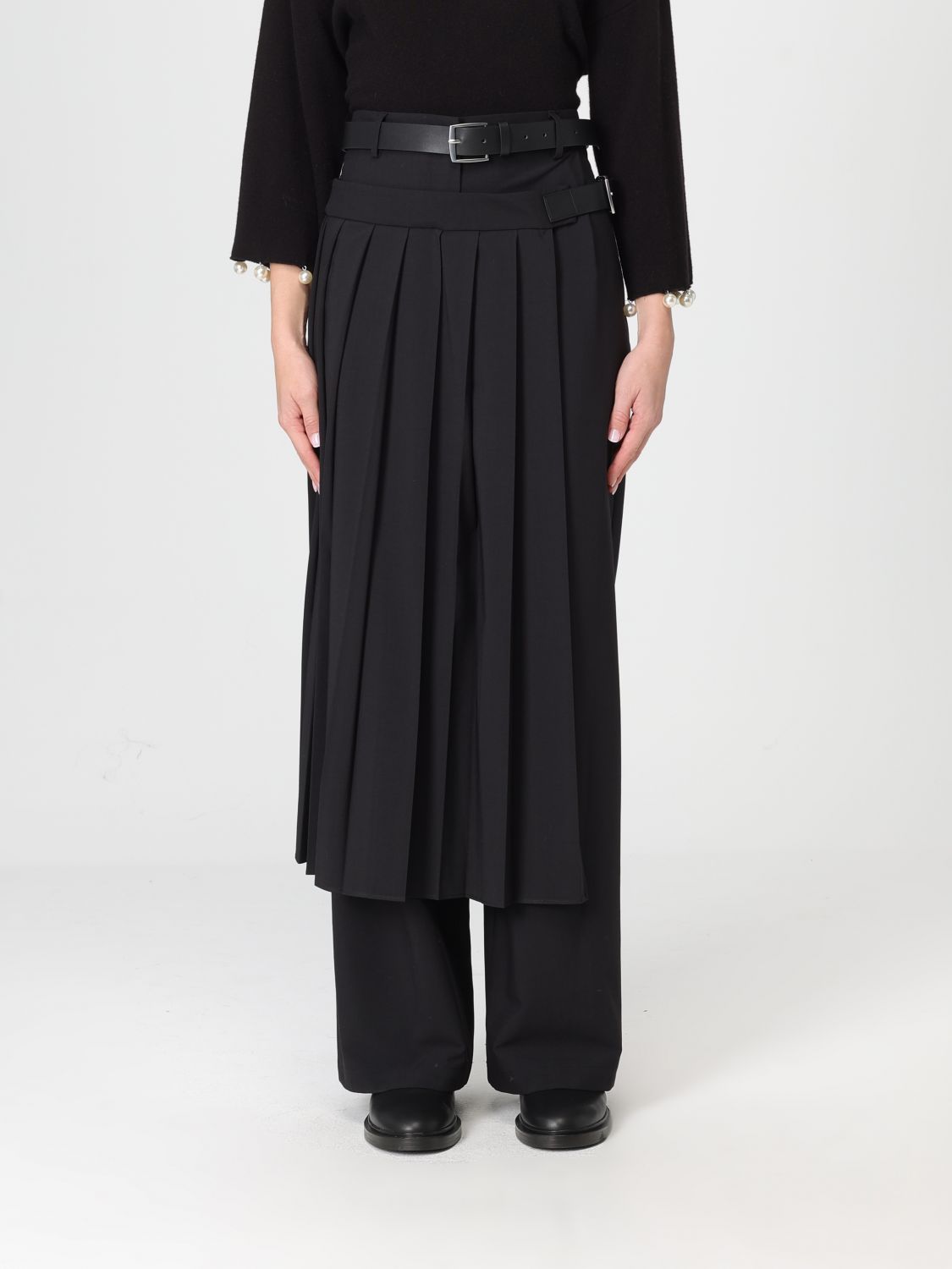 Meimeij Pants  Woman Color Black In Black