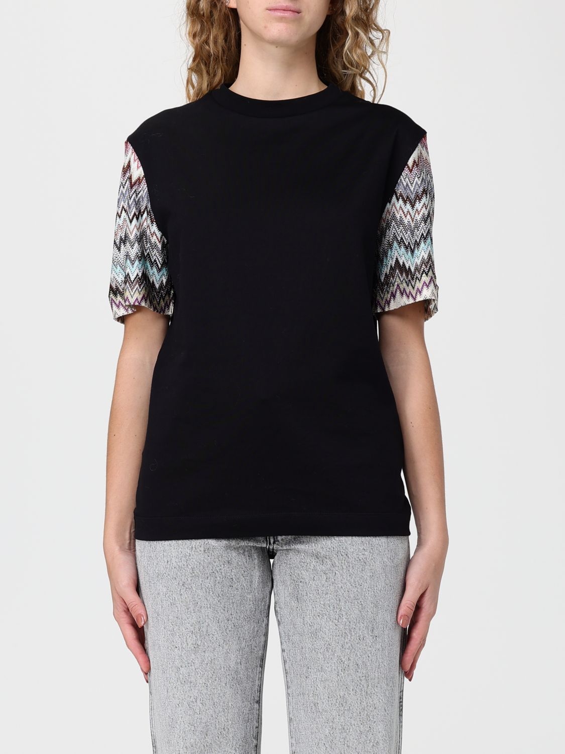 Missoni T-shirt Woman Color Black In Black