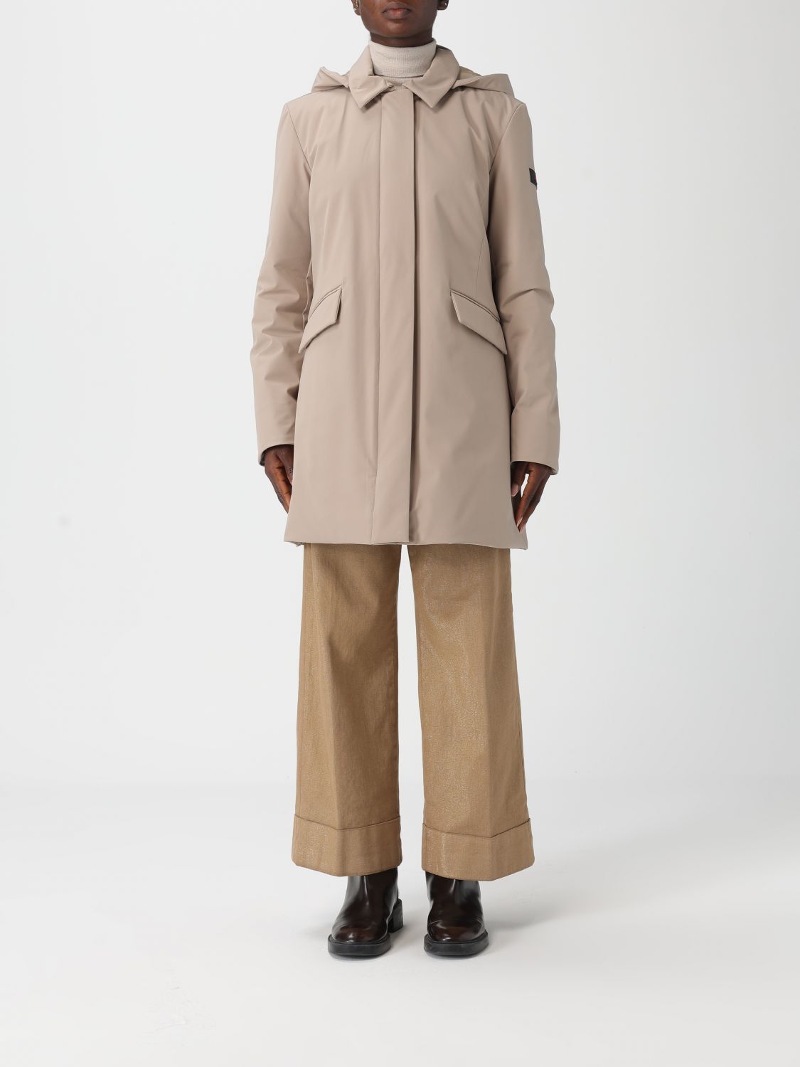 Peuterey Jacket Woman Color Beige In Neutral