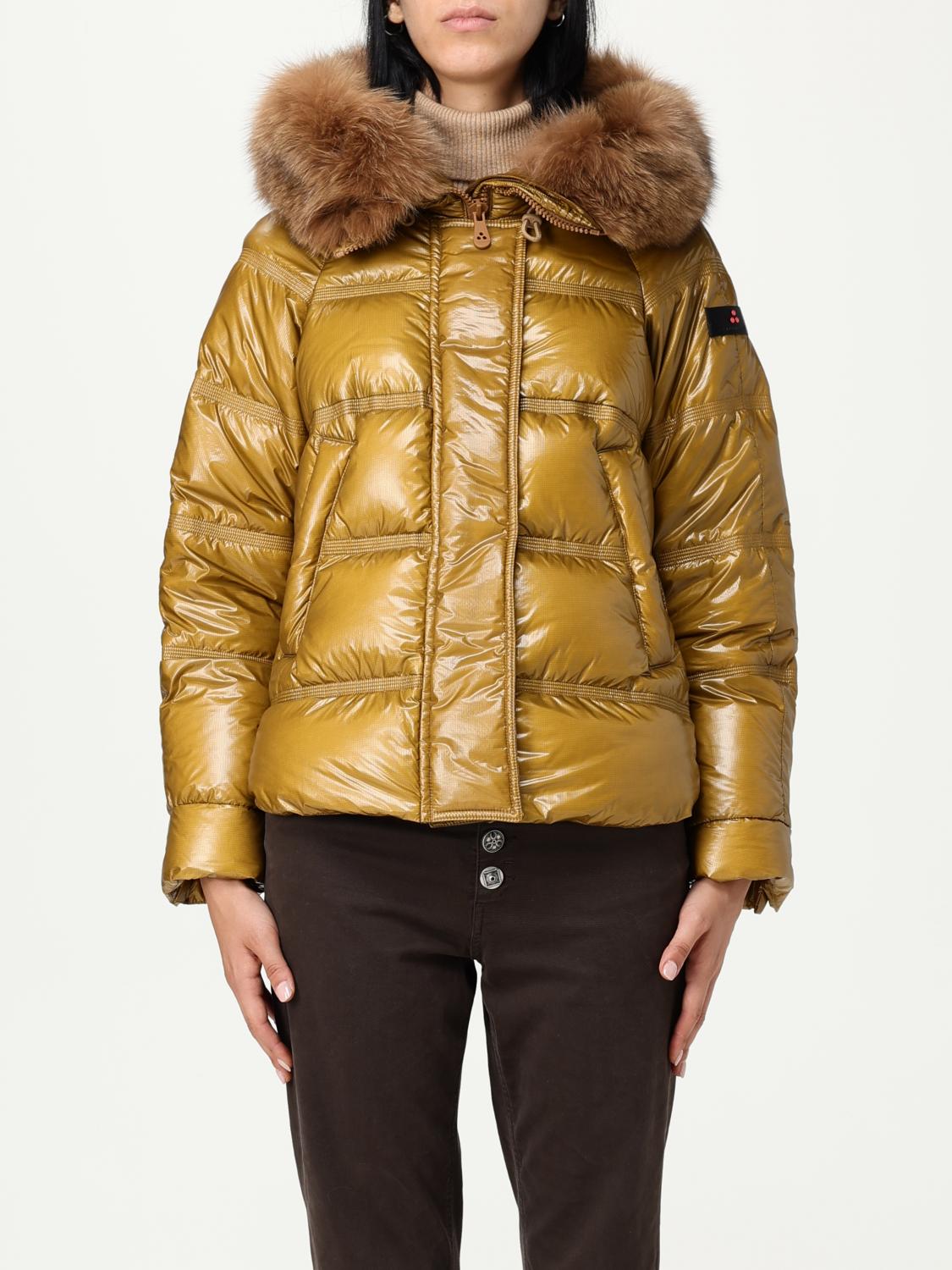 Peuterey Jacket Woman Color Red In Gold