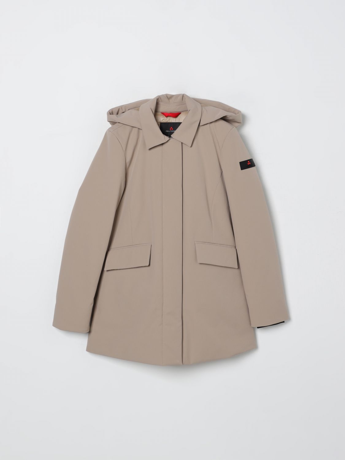 Peuterey Jacket Kids Color Beige In Multi