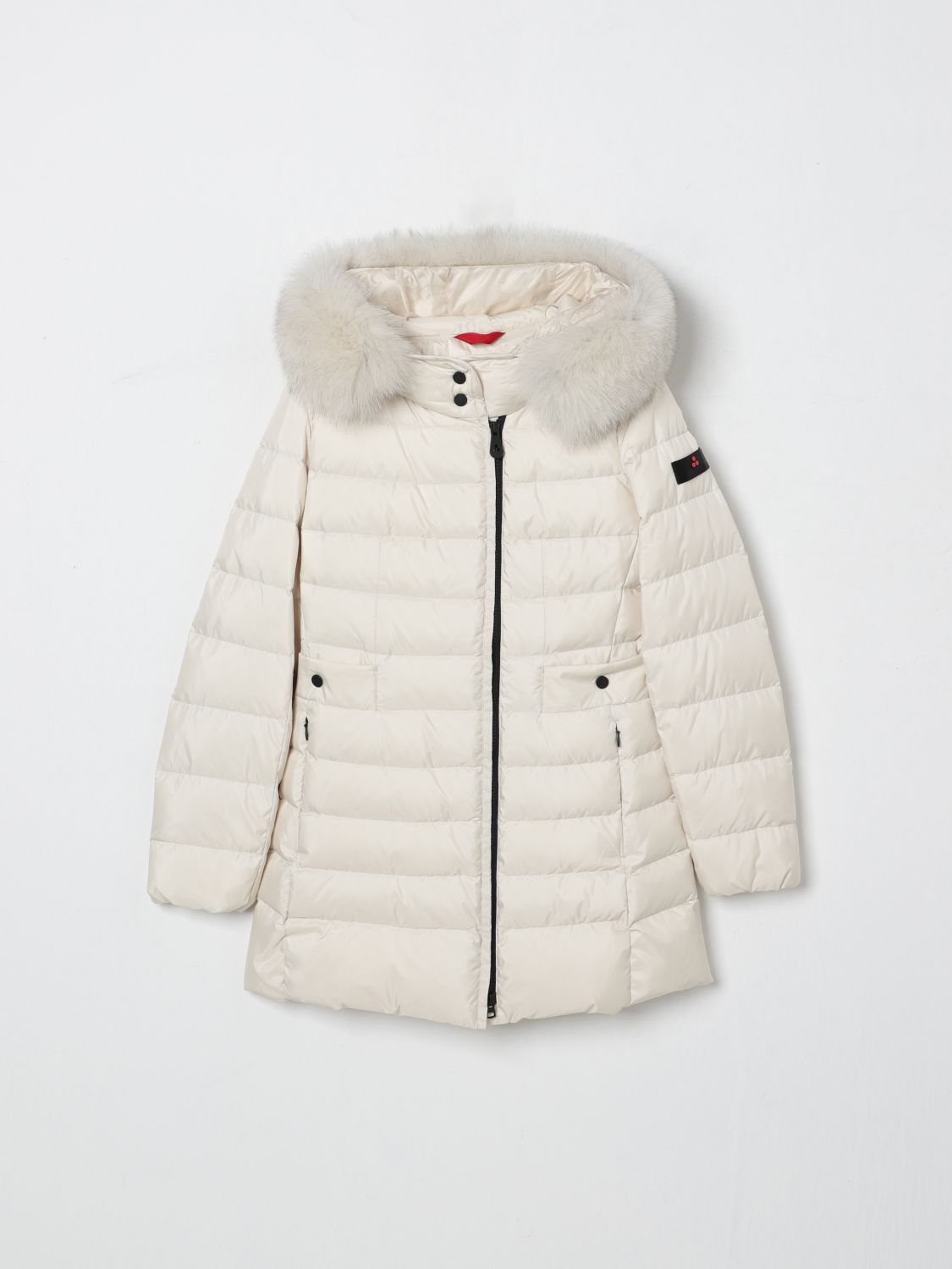 Peuterey Jacket Kids Color Dove Grey In Gray