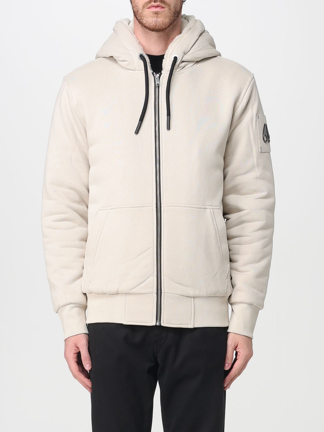 Moose Knuckles Jacket  Men Color Pearl In White