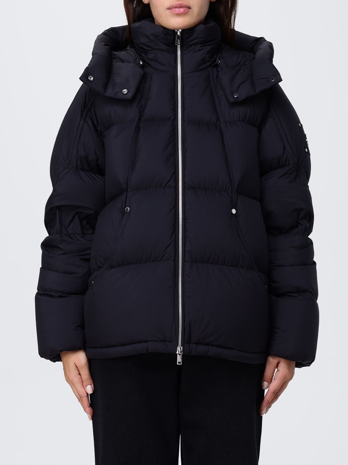 Moose Knuckles Jacket  Woman Color Black In Black