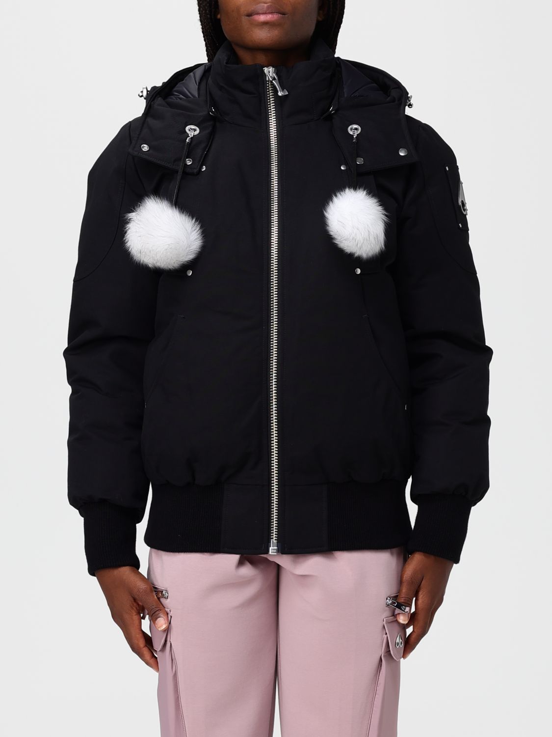 Moose Knuckles Jacket Woman Color Black 1 In Black