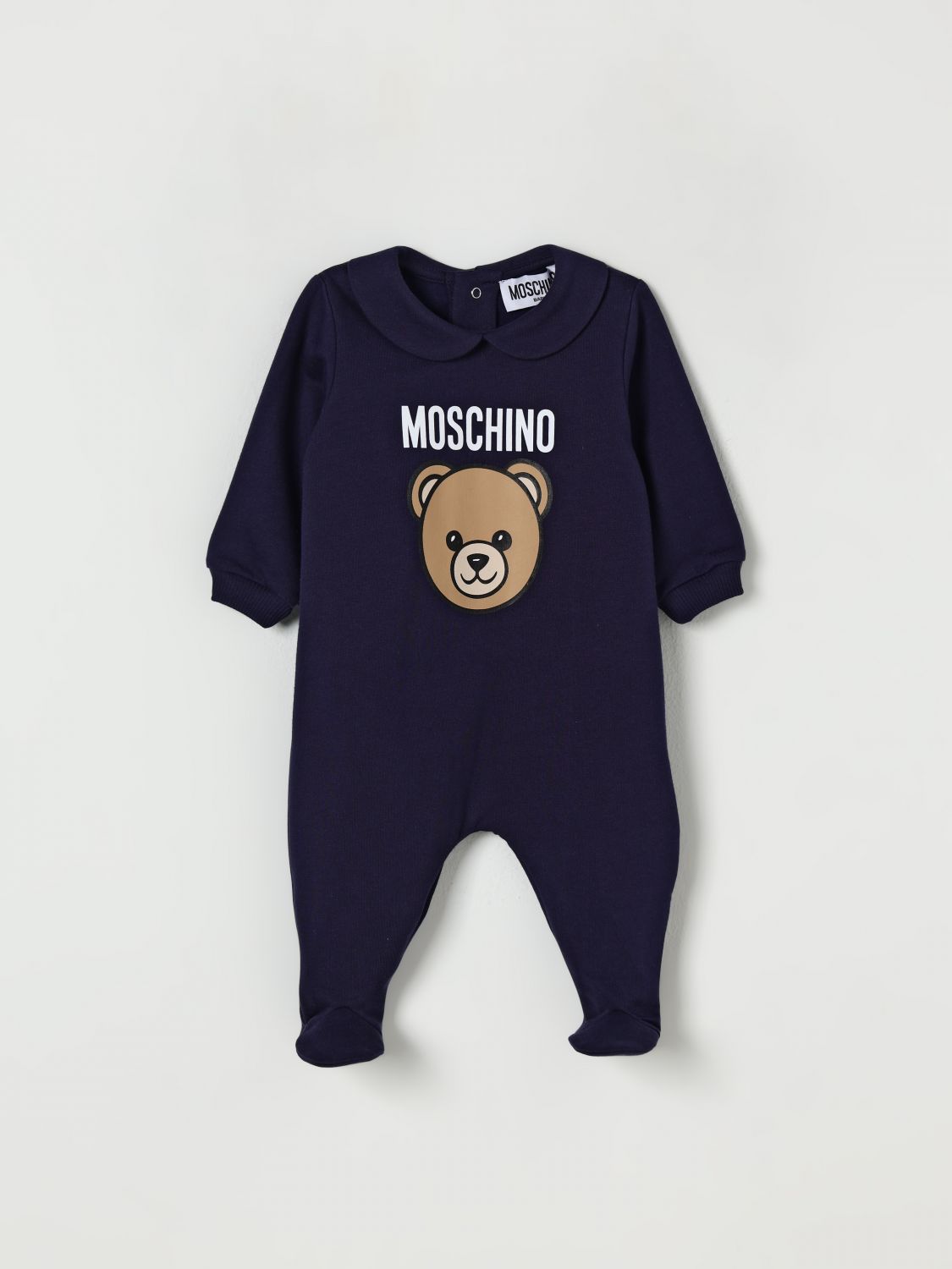 Moschino Romper  Kids Color Blue In Blue