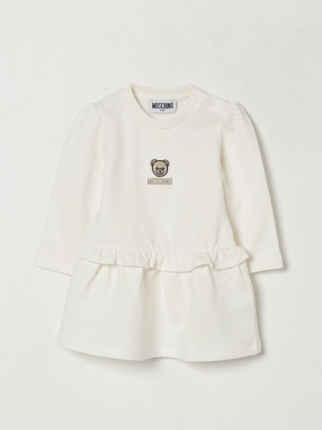Moschino Romper Kids Color White In White